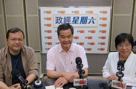梁振英呼吁立法会议员急市民所急。图片来源：香港大公报