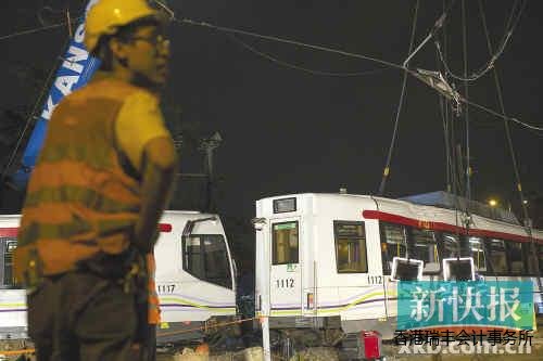 警方正就事故原因進行調查,有工程師表示出軌可能是列車轉彎時未及時減速所致。CFP供圖
