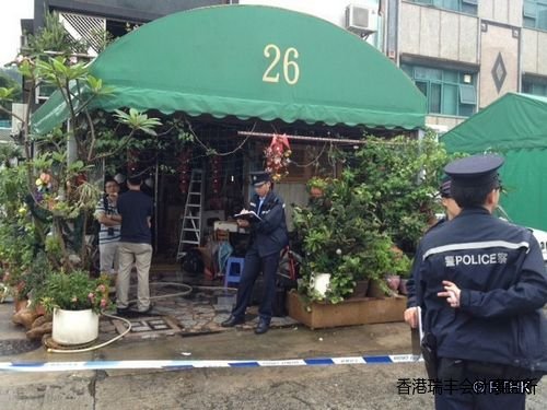 元朗洪水橋一間村屋凌晨火警,消防認為有可疑。香港電臺網站