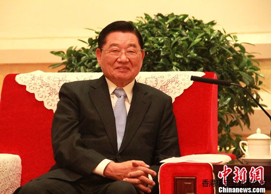 江丙坤 中新社發 張一辰 攝