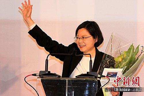 資料圖:蔡英文。中新社發 董會峰 攝