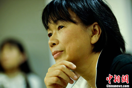 资料图:龙应台中新社记者 贾国荣 摄 资料图:龙应台中新社记者 贾国荣 摄
